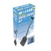 Maypole 6944 Deluxe Aluminium Telescopic Snow Shovel Kit - Black
