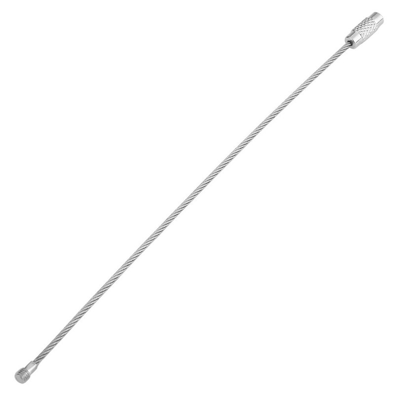 20 Unids Alambre De Acero Inoxidable Llaveros Cable Heavy Duty