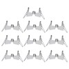 10pcs Metal Clip Stainless Steel Separation Clips Portable Stable Art