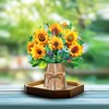 GREETING ART Pop Up Flower Cards, Sunflower, 10.6 inch Paper
