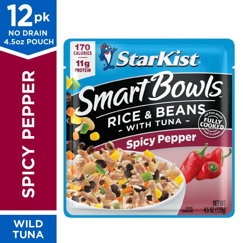 StarKist Smart Bowls Spicy Pepper, 4.5 oz Pouch (Pack of
