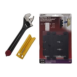 Door Straightener Kit - Hinge Shim, Knuckle Bender, Hinge Pin Removal Tool (4.5 Inch)