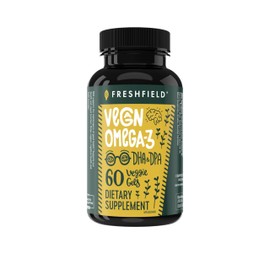 Vegan Omega 3 DHA: Algae Oil, Most Reviewed, Carrageenan Free, Sustainable, Tested, No Heavy Metals, Fish Oil Alt, Plant Based Omega. Supports Heart, Brain, Joint Health w/DPA