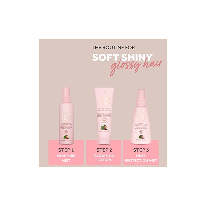 Lee Stafford Coco Loco & Agave Heat Protection Mist