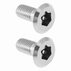 YINETTECH 2pcs M8x20mm Motorcycle Kickstart Screw Bolt 0019080206S Compatible with