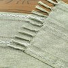 Artoid Mode Boho Sage Green Tassel Table Runner, Farmhouse Style