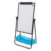 Dry Erase Board with Stand, 24" x 35" Double Sided