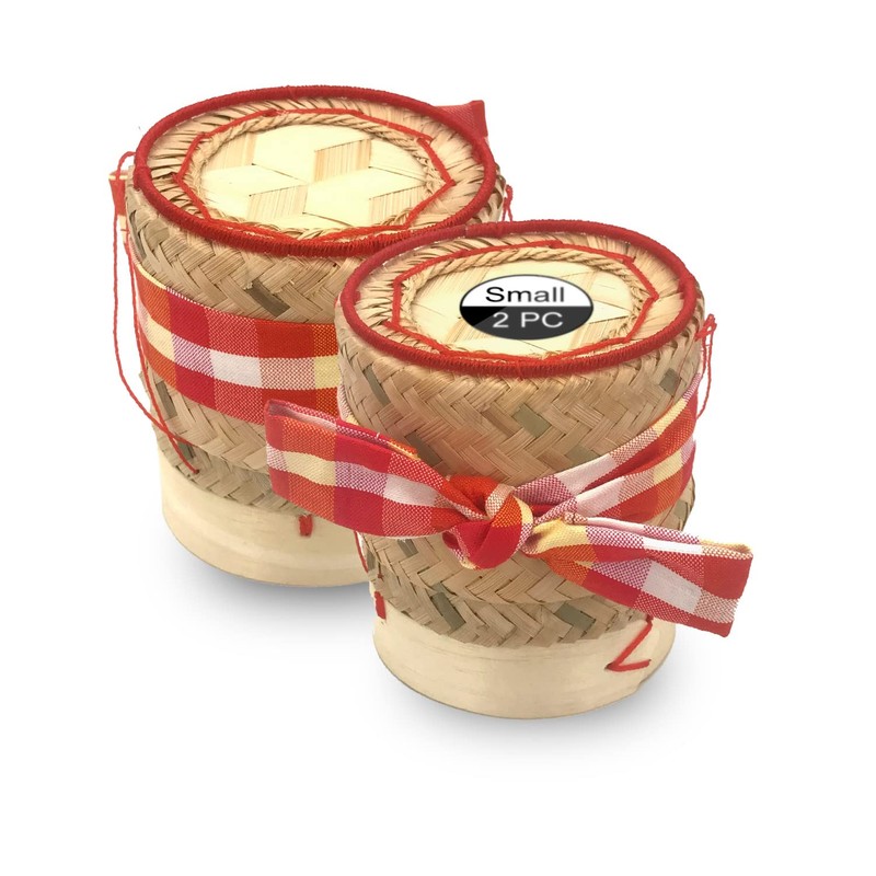 GoldleafKing Pack of 2 Small Sticky Rice Basket Size 3.5