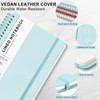 Lined Spiral Journal Notebook, A5 Hardcover Leather Notebook for Work,