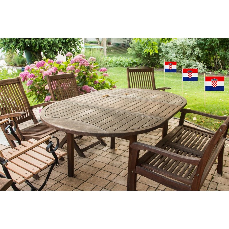 Croatia Flags, Croat Mini Flag Small Handheld Flag- 5x8 in