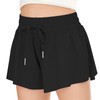 Girls Athletic Flowy Shorts with Pocket 2 in 1 Butterfly