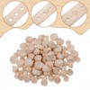 Bucherry 120 Pieces 4 Sizes Wood Plugs Wooden Hole Plugs