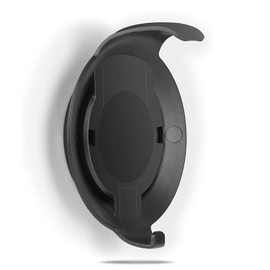 Alyphyly Wall Mount Holder for 3rd Generation, Space-Saving Accessories Built-in Cable Management for Dot(3rd Gen) Smart Speakers, with Sticking Tape and Drill Nail (Black, 1 pc)