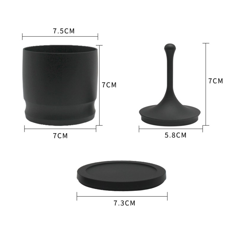Coffee Dosing Cup, Aluminum Alloy Dosing Rings Press 58mm Coffee