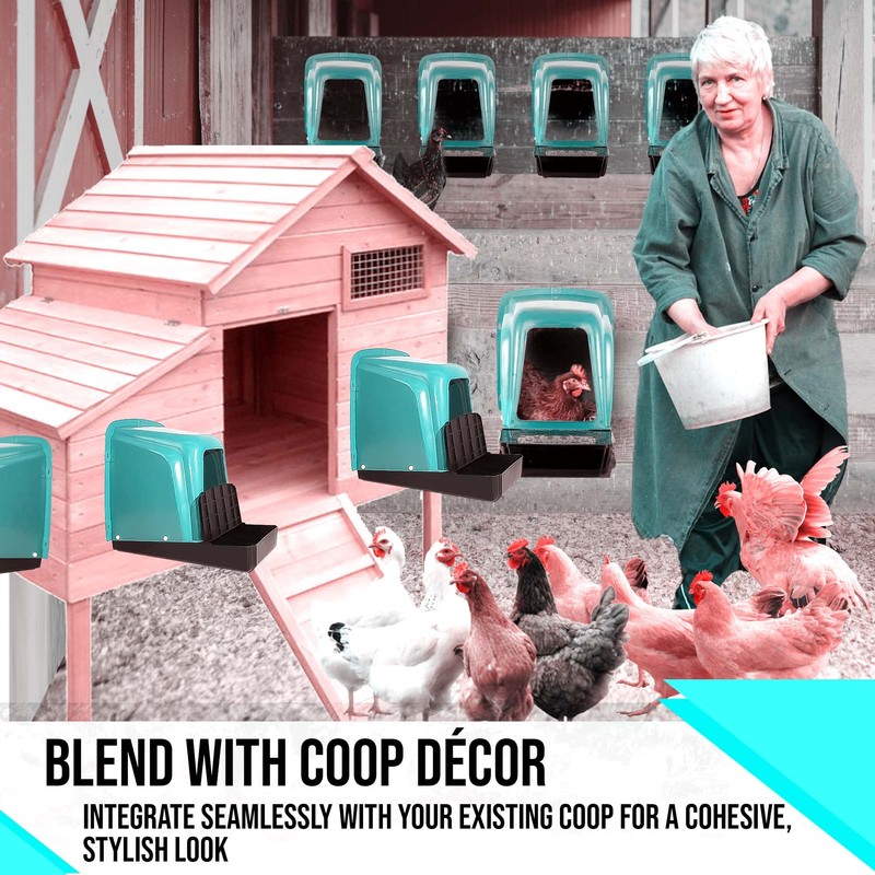 TOSSCA Nesting Boxes for Chicken Coops | Roll Away Hen
