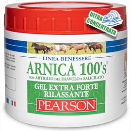 Pearson Arnika 100's Gel Extra Strong Relaxing 500 ml 5504399 Horse Massage Gel with Arnica Unscented Natural 500 ml