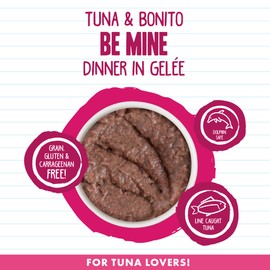 Weruva Best Feline Friend (B.F.F.) Grain-Free Cat Food, Tuna & Bonito Be Mine, 5.5-Ounce Can (Pack of 24)