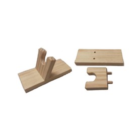 Hot Glue Gun Holder/Wood Hot Melt Glue Gun Stand/Hot Melt Glue Gun Base/Craft Room Organizer (B)