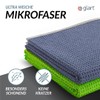 Glart 47TG set of 2 car microfibre cloths for car