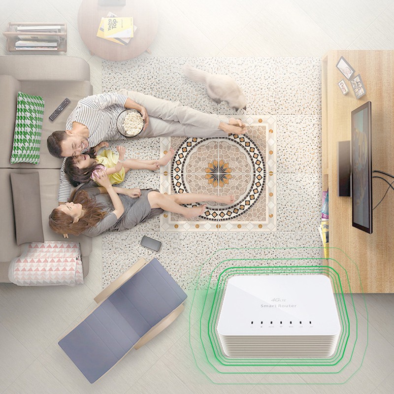 EDUP R102B 300Mbps 4G LTE Industrial Wireless WiFi Router Mobile