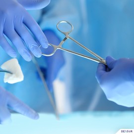 DEXSUR Precision Kelly Hemostat Forceps Locking Tweezers Clamp, Silver, Straight Stainless Steel