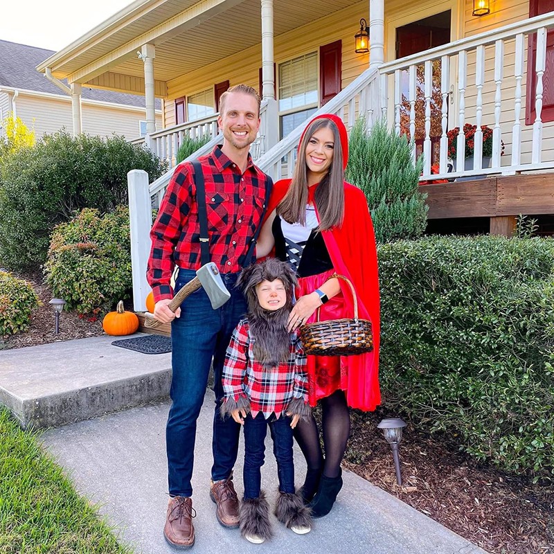 Anraocoss Carnival Red Riding Hood Costume Women's XL