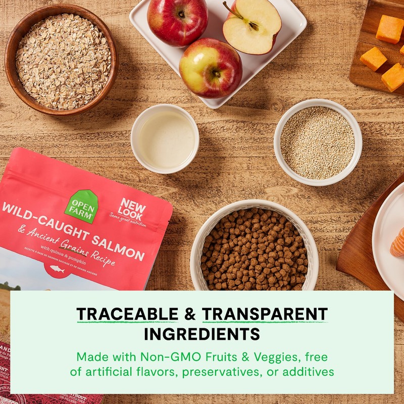 Open Farm, Ancient Grains Dry Dog Food for Puppies, Protein-Rich