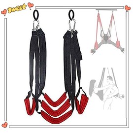 DYNLAB Yoga Sling Swing Set (5 Strips with Swing) Yoga Exercise Equipment