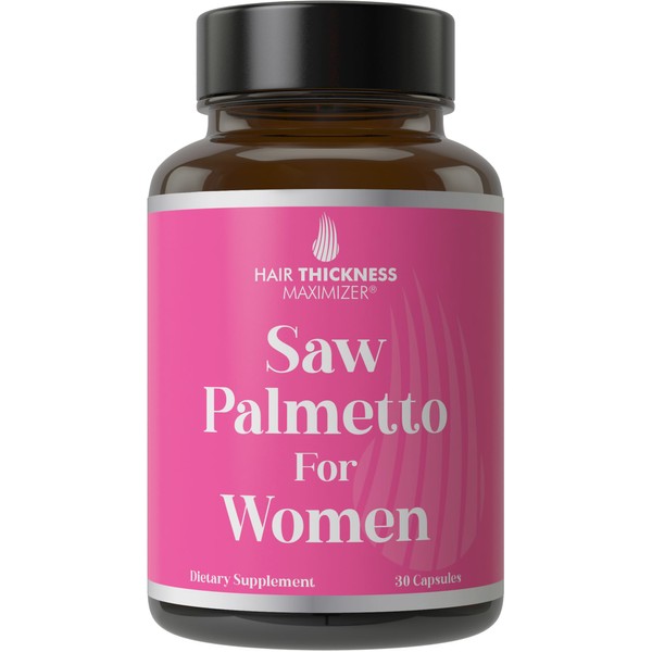 Saw Palmetto for Women. Womens Hair Growth Supplement Standardized for