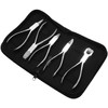 Lobamop 5 Pieces Stainless Steel Look Glasses Optician Glasses Frame