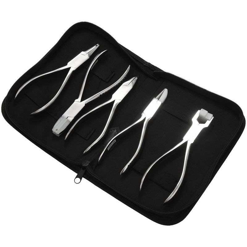 Lobamop 5 Pieces Stainless Steel Look Glasses Optician Glasses Frame