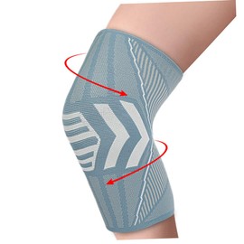 FOMIYES 2pcs Elastic Knee Brace Sports Knee Sleeve for Running Cycling Fitness Breathable Comfortable Support Protects against Injury Flexible Design
