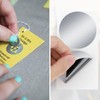 FFDHWU 100 Round Scratch-Off Stickers, Creative Stickers, Card Making Materials,