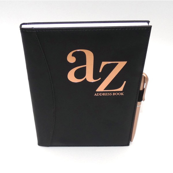 A to Z Telephone A5 Address Book A-Z Index Hard