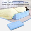 Wedge Pillow Case Cover for 19.68" X 9.8" X 5.9"