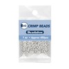Beadalon Crimp Beads, Size #3, Silver Plated, 1 oz, Approx.