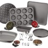 Judge JB60 Non-Stick Mini Loaf Tin with 8 Rectangular Cups,
