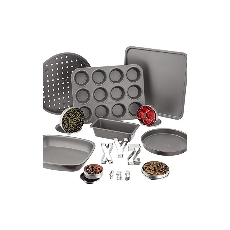 Judge JB60 Non-Stick Mini Loaf Tin with 8 Rectangular Cups,
