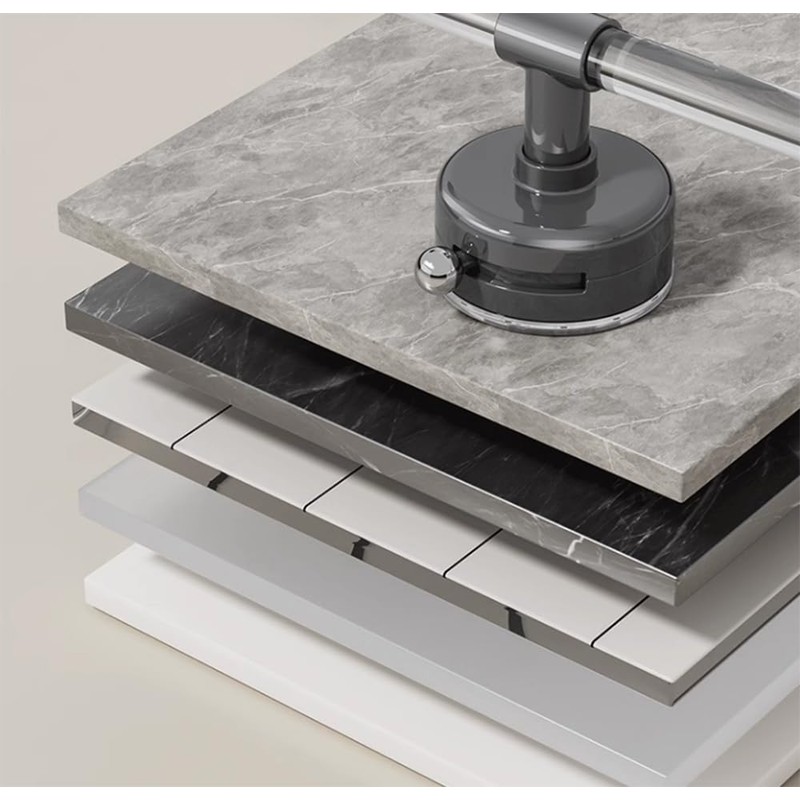 Cciphy Adjustable Self Adhesive Paper Towel Holder Under Cabinet, Suction