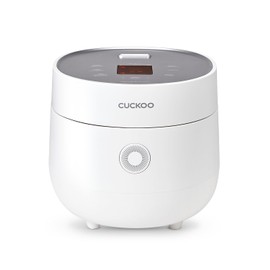 CUCKOO Rice Cooker 3 Cup Uncooked / 6 Cup Cooked, Modern Fuzzy Logic Rice Cooker Small with Delay Timer & Keep Warm Setting, Versatile Food Steamer for Cooking, Non-Stick Inner Pot, White (CR-0375FW)