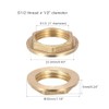 Brass Flanged Lock Nut, G1/2, Female Hex, For Plumbing, High