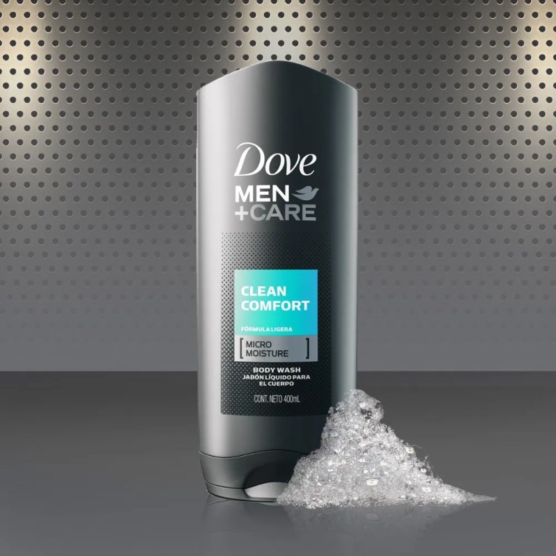 Jabón Líquido Corporal Dove Men+care Clean Comfort 400ml