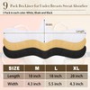 Boyiee 9 Pcs Cotton Bra Liners for Sweat Rash Liners
