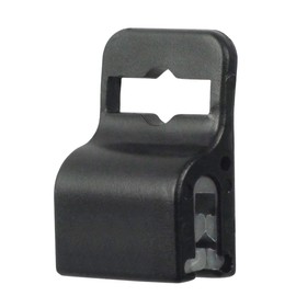 Black Gripper Card Holder Clamps for Standard Thickness ID Badge, Smart Card, CAC, Chip or Swipe Card, Secure and Strong Hold by Specialist ID