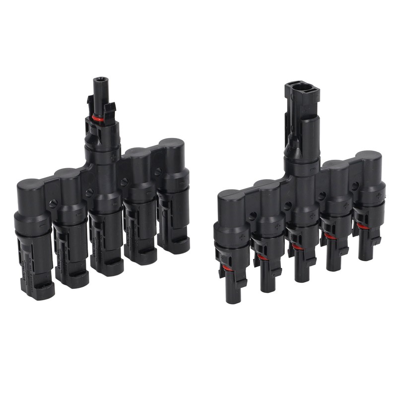 1 Pair Solar Branch Connector Panel Parallel Connection Cable Splitter