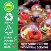 Aatriet 12 oz Clear Plastic Parfait Cups with Insert 3.25oz