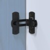 KAFENDA Barn Door Bathroom Lock Flip Pocket Door Lock Screen