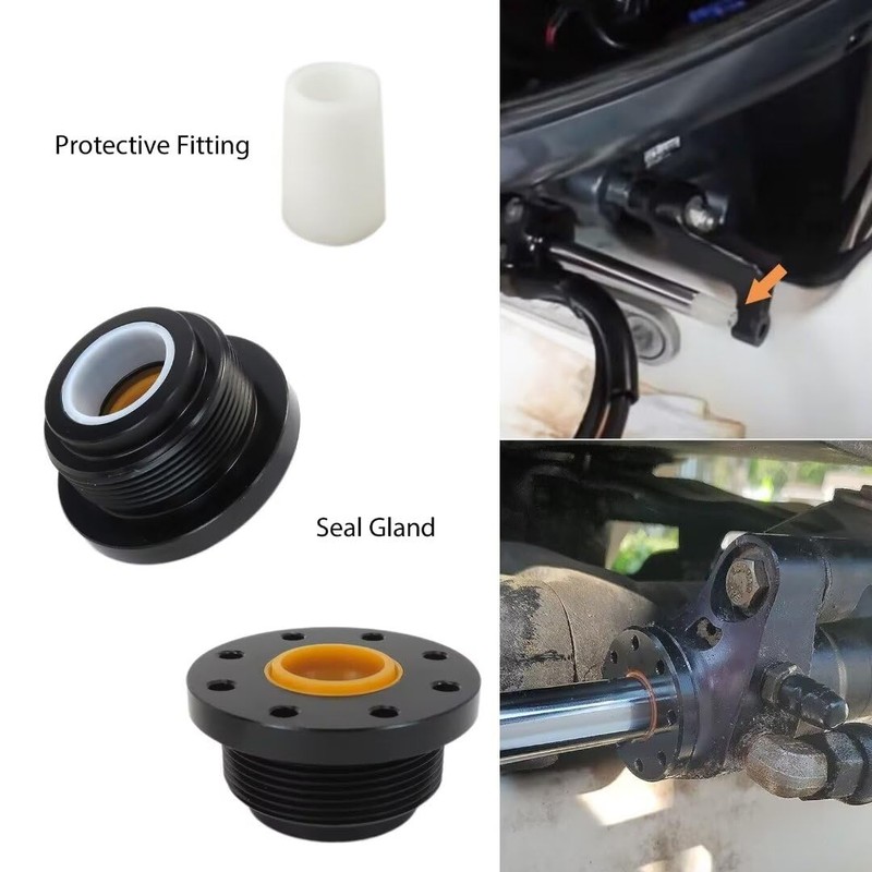 Front Mount Hydraulic Steering Cylinder Seal Kit HC5340, HC5341, HC5342,