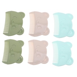 MERRYHAPY 6pcs Infant Hair Comb: Newborns Scalp Care Dandruff Combs - Portable Baby Hair Grooming Kit for Travel Baby Hair Styling Accessories