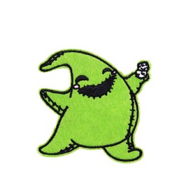 Cute Happy Monster Patch Embroidered Patch,Cartoon Animal Repair Applique Sew on/Iron on Emblem Patches,DIY Clothing Accessories, for Kids,Teens, Adult Clothes Backpack Jacket Jeans T-Shirts